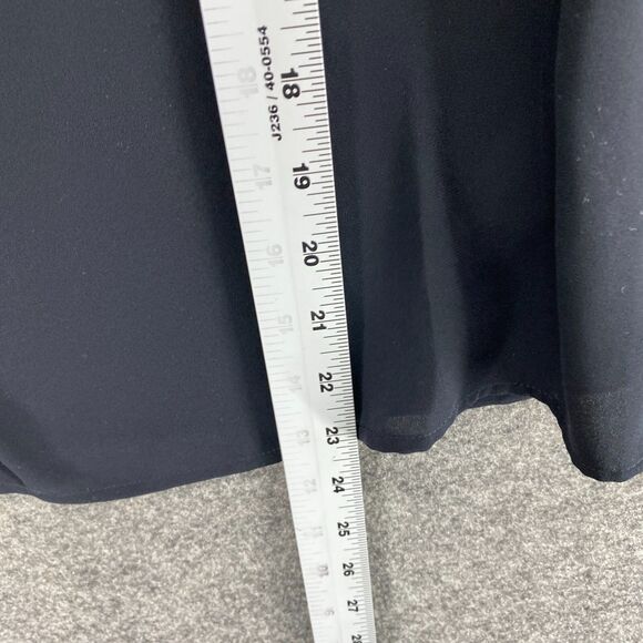 Banana Republic Blouse Women 2 Black Crochet Sleeveless Cotton Crew Neck Casual - Picture 8 of 9